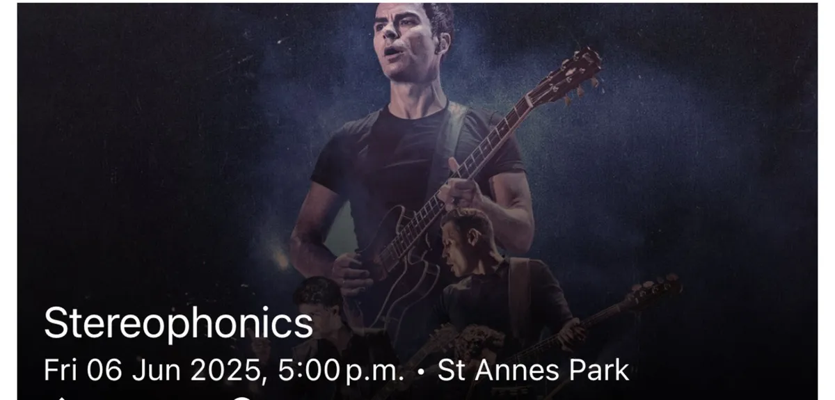 2x Stereophonics 6th June tickets