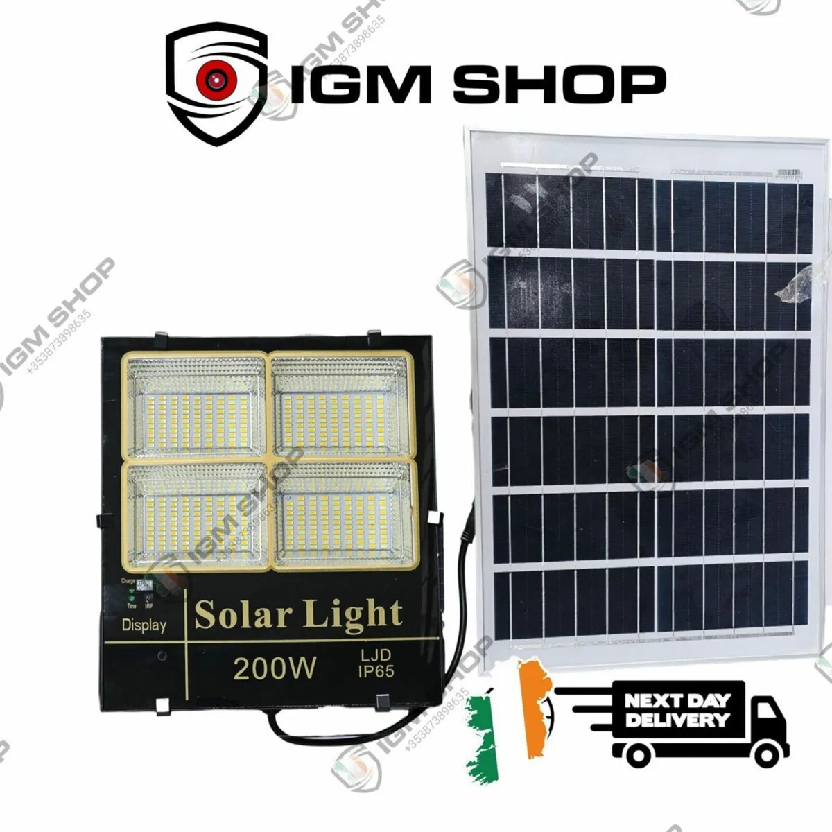 Solar floodlights brand new - Image 2