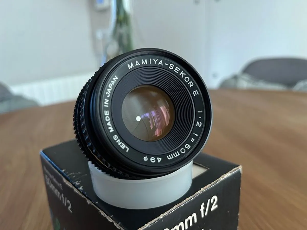 Mamiya Sekor E 50mm f2 boxed - Image 2