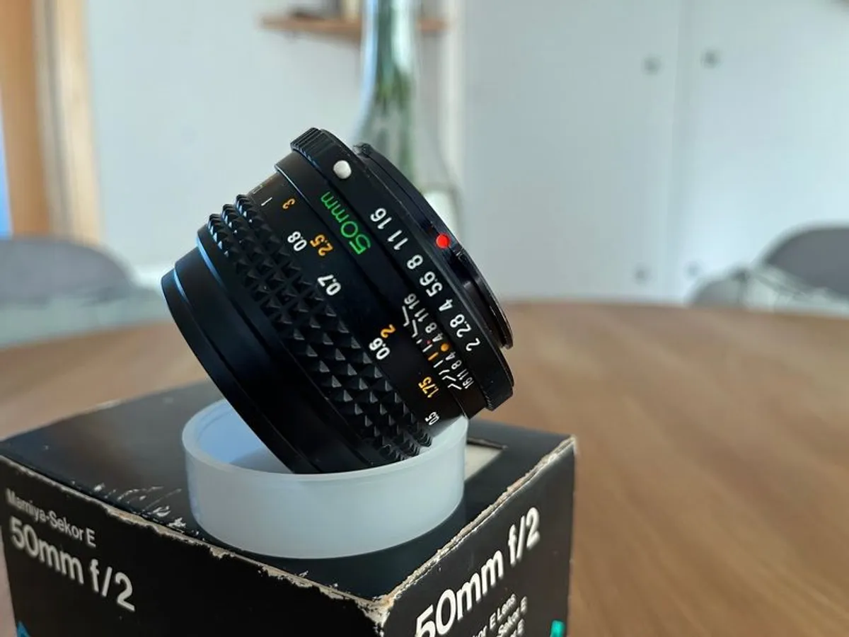 Mamiya Sekor E 50mm f2 boxed - Image 4