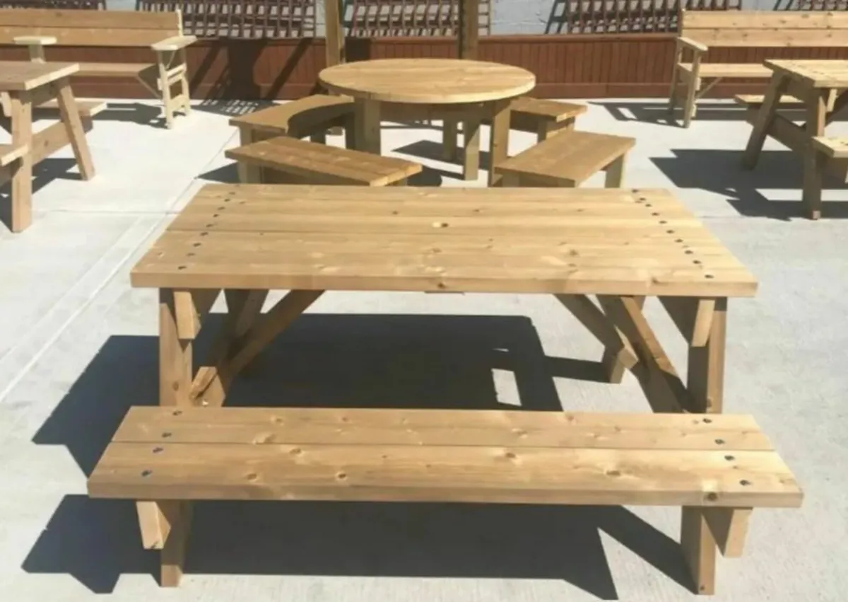 Picnic Tables-Heavy Duty 8,6 & 4 seater - Image 2