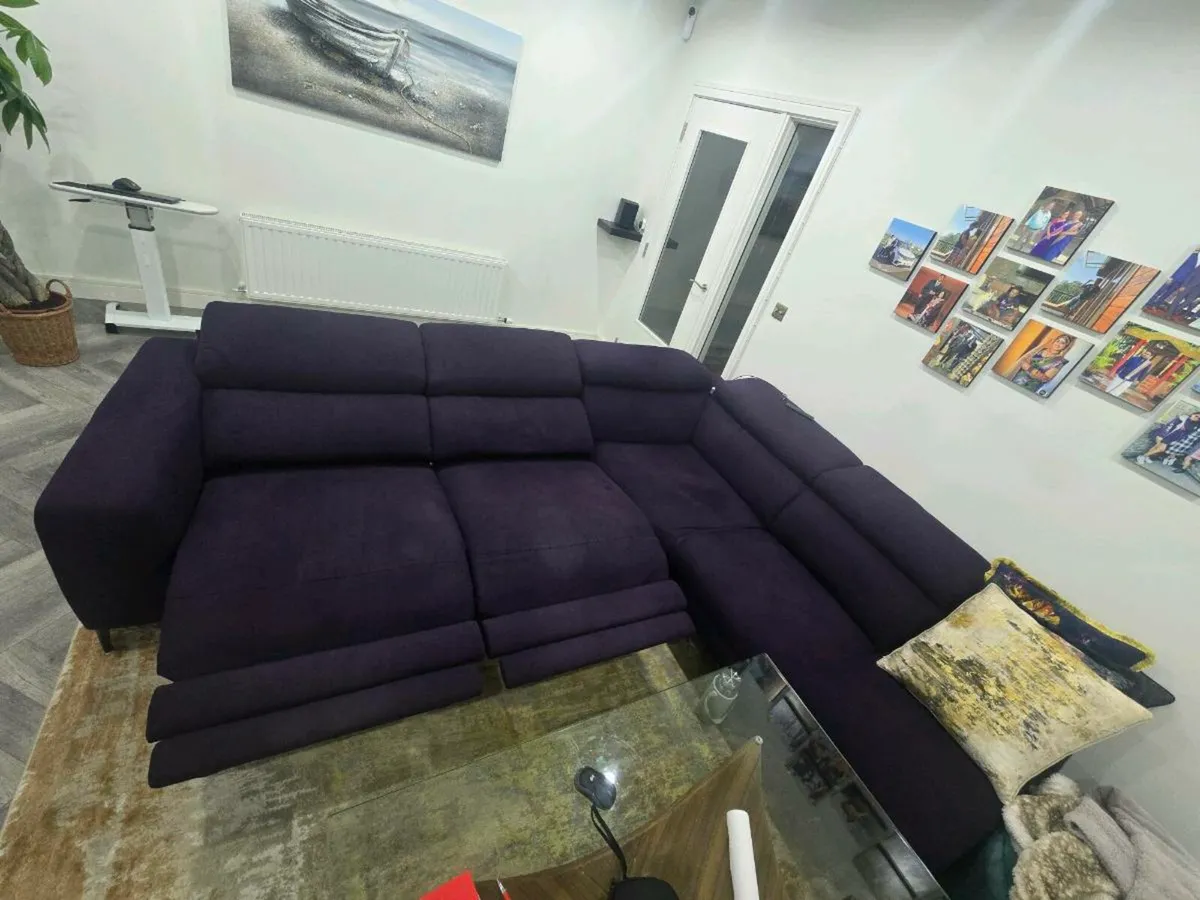 Electronic Recliner L shape Sofa - Image 1