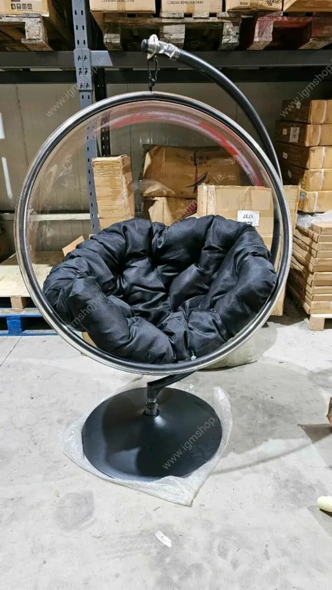 Swing chair Acrylic with cushion - Image 4