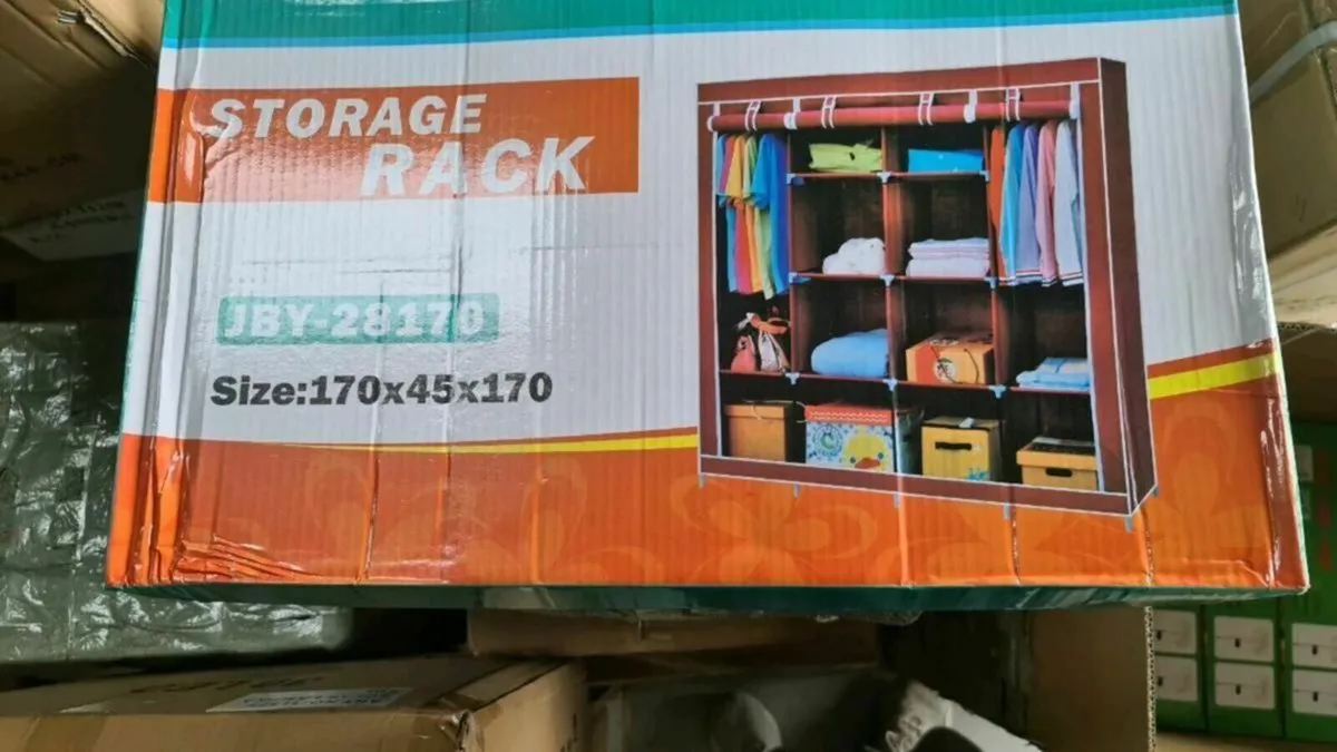 Portable wardrobe closet Free delivery! - Image 4