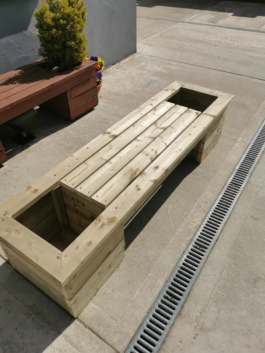Garden furniture/ one bench available - Image 2