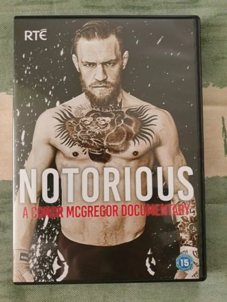 Notorious Conor McGregor RTE DVD 2014 Original TV - Image 1