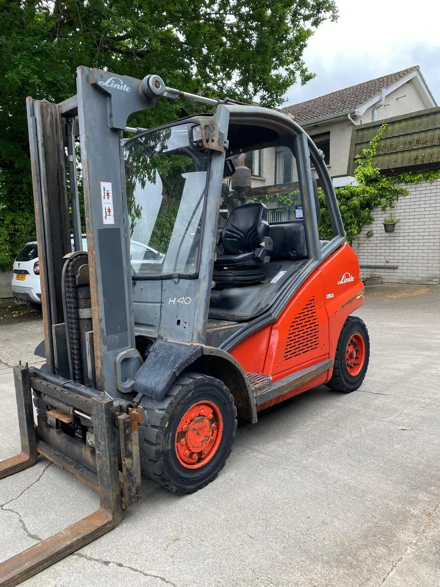 2007 LINDE H40 D 4.0T DIESEL FORKLIFT - Image 1