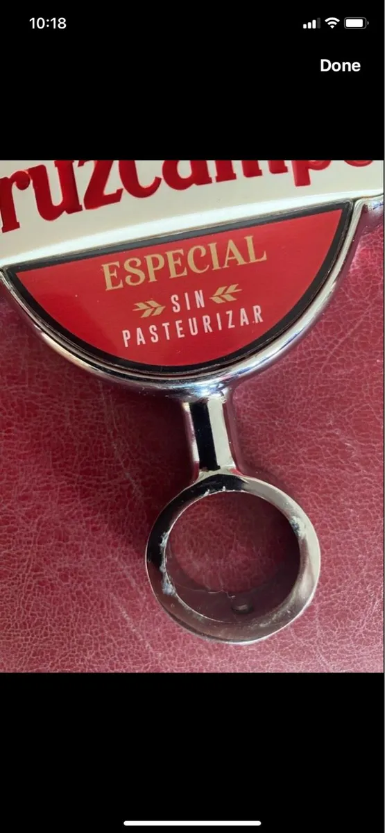 Rare Cruzcampo Beer Bar Sign - Image 3