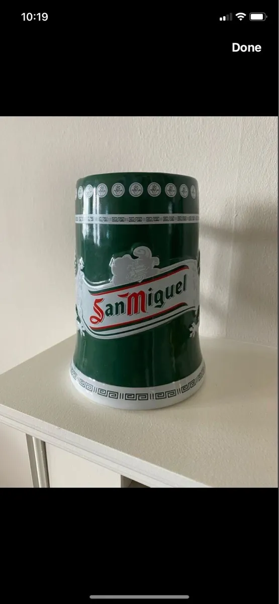 San Miguel Ceramic Tankard - Image 1