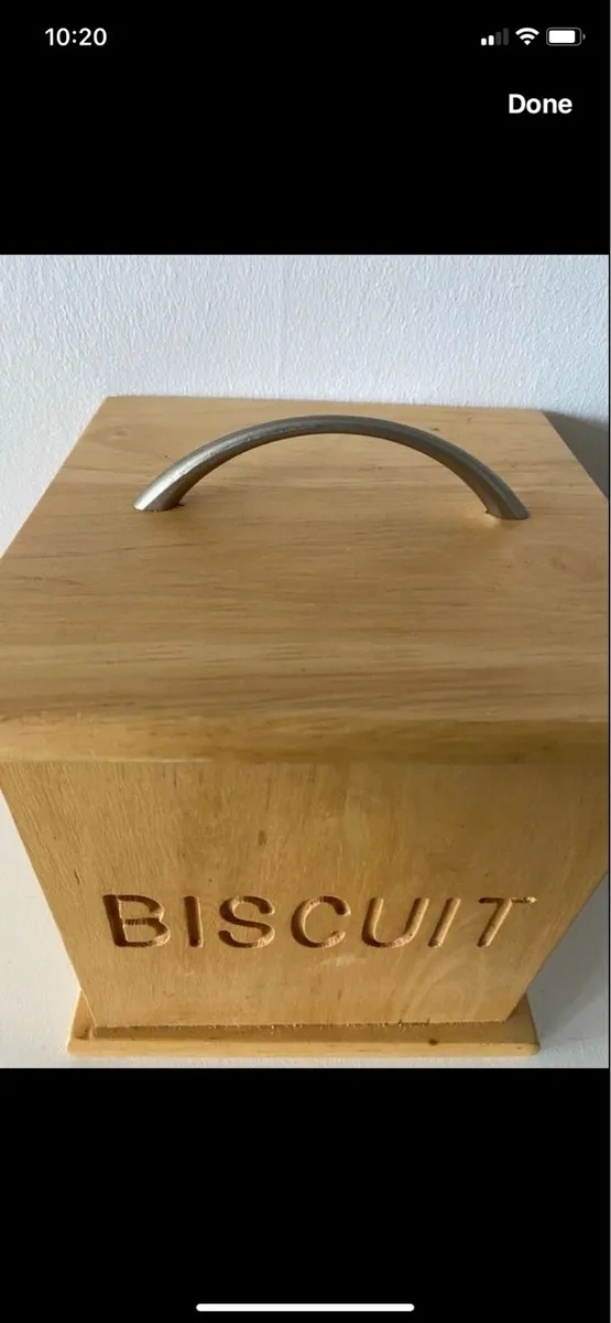 Timber Biscuit Box - Image 2