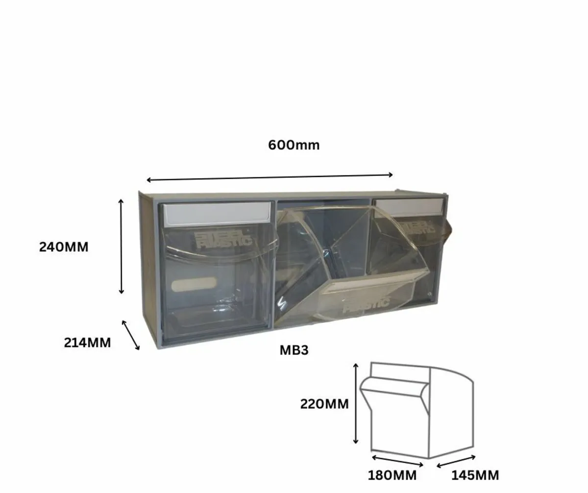 Storage tilt bins - Image 3
