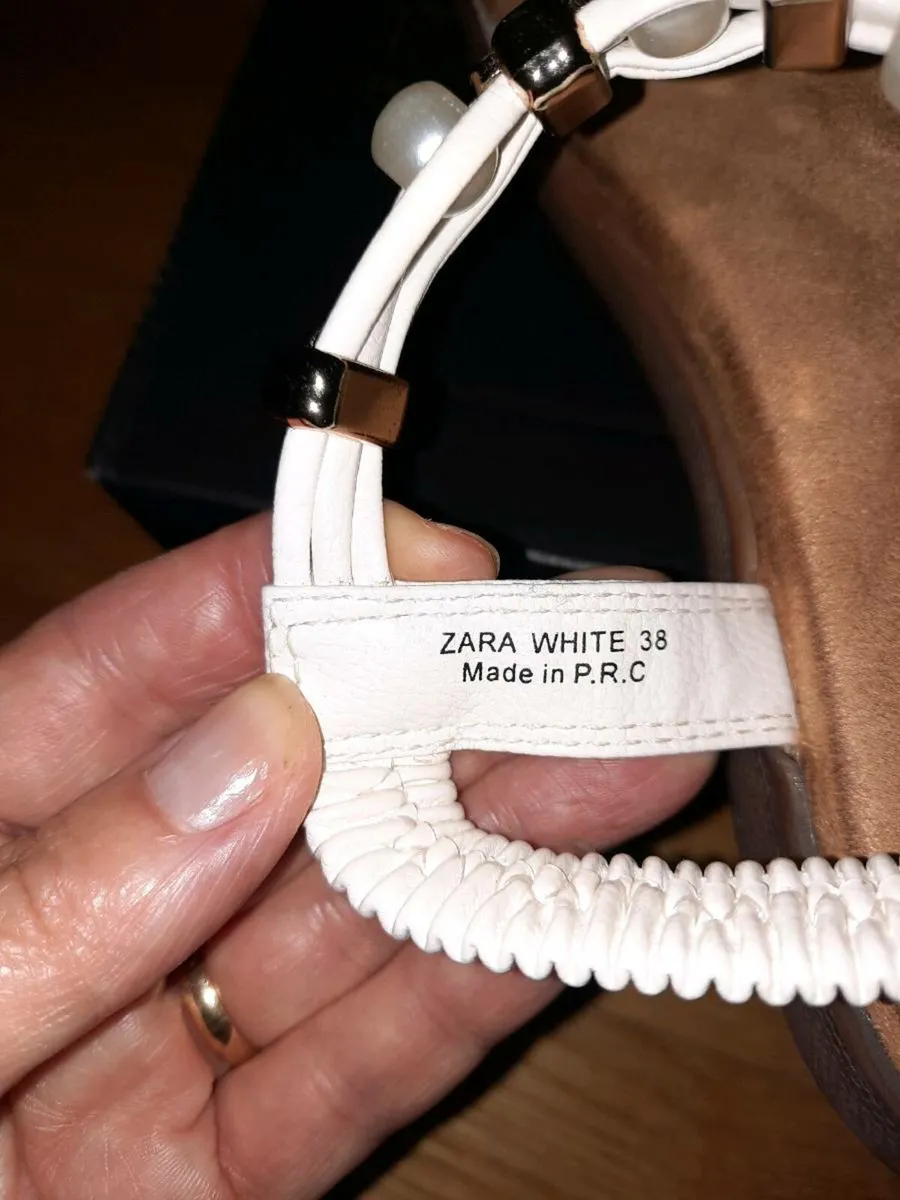 Zara White Sandals - Image 4