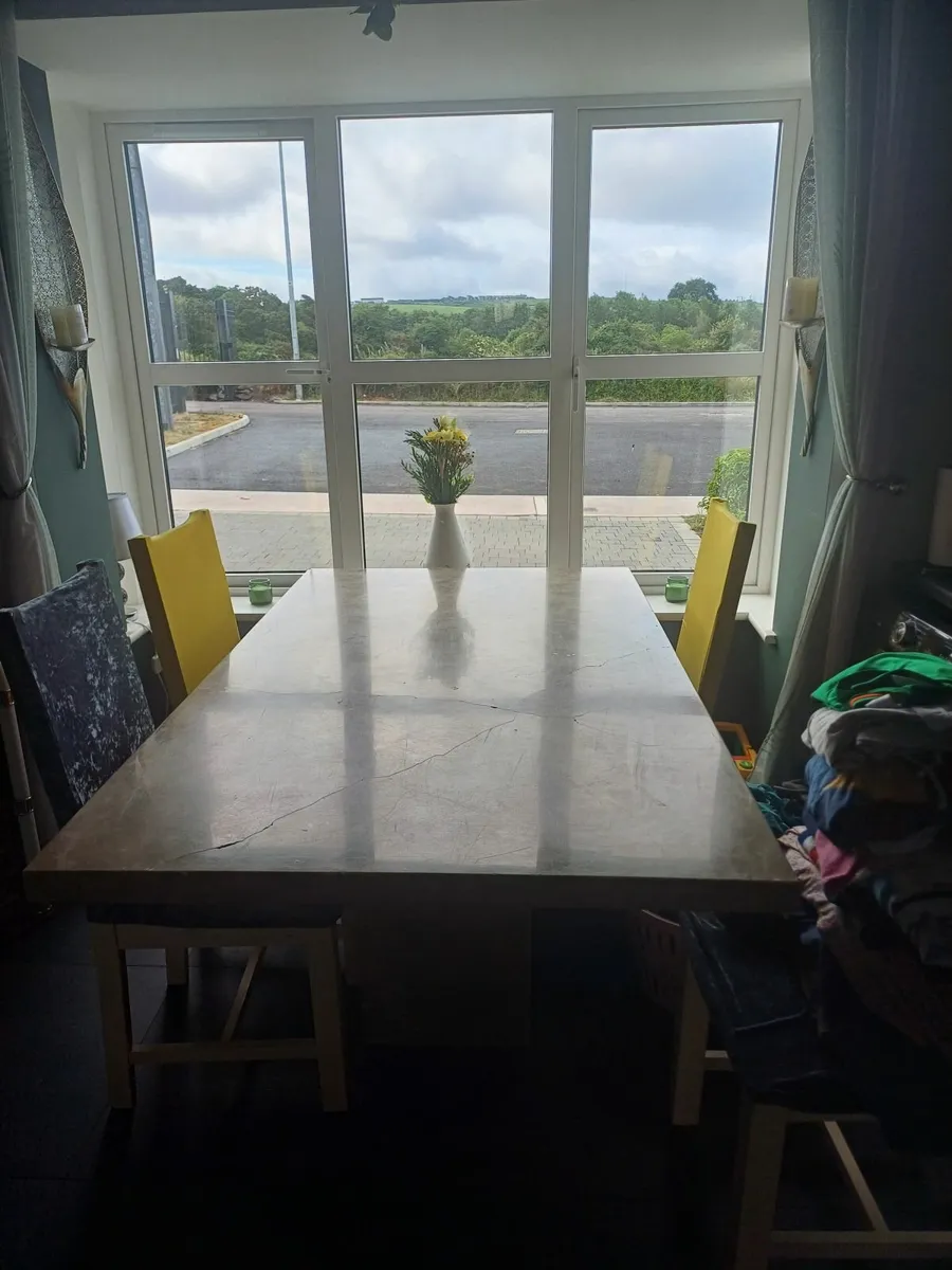 Marble table