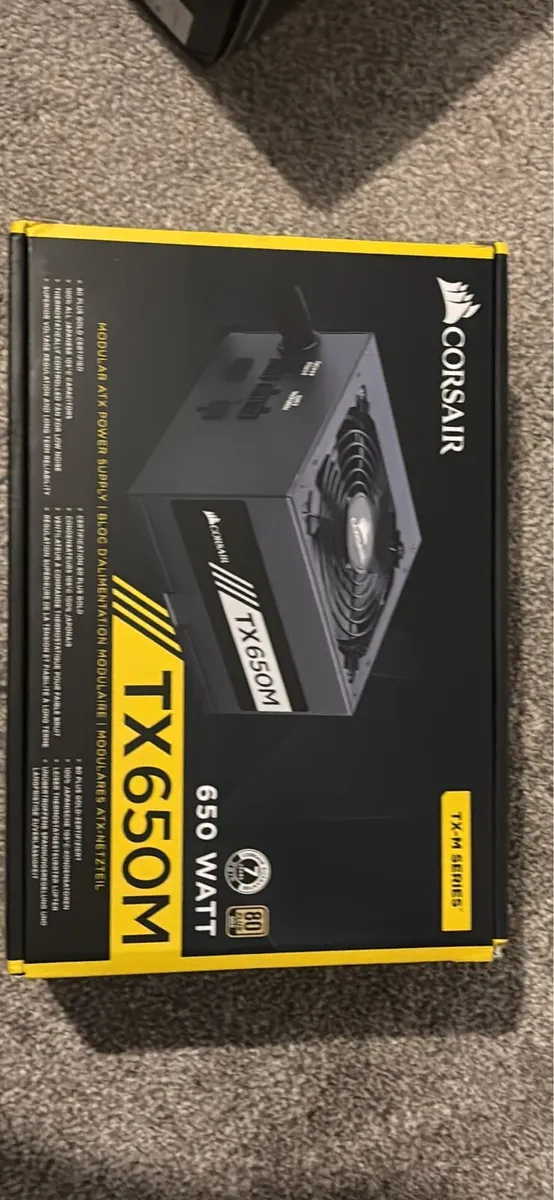 Corsair 650 Watt Power supply Gold+ Certified