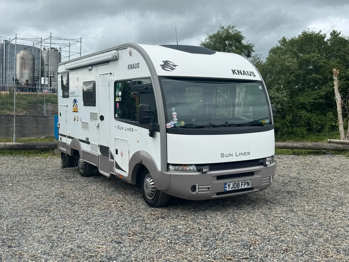 Fiat ducato Knaus sunliner car license drivable - Image 1