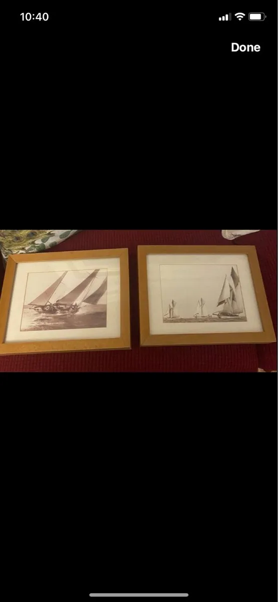 Framed Sailing Prints - Image 1