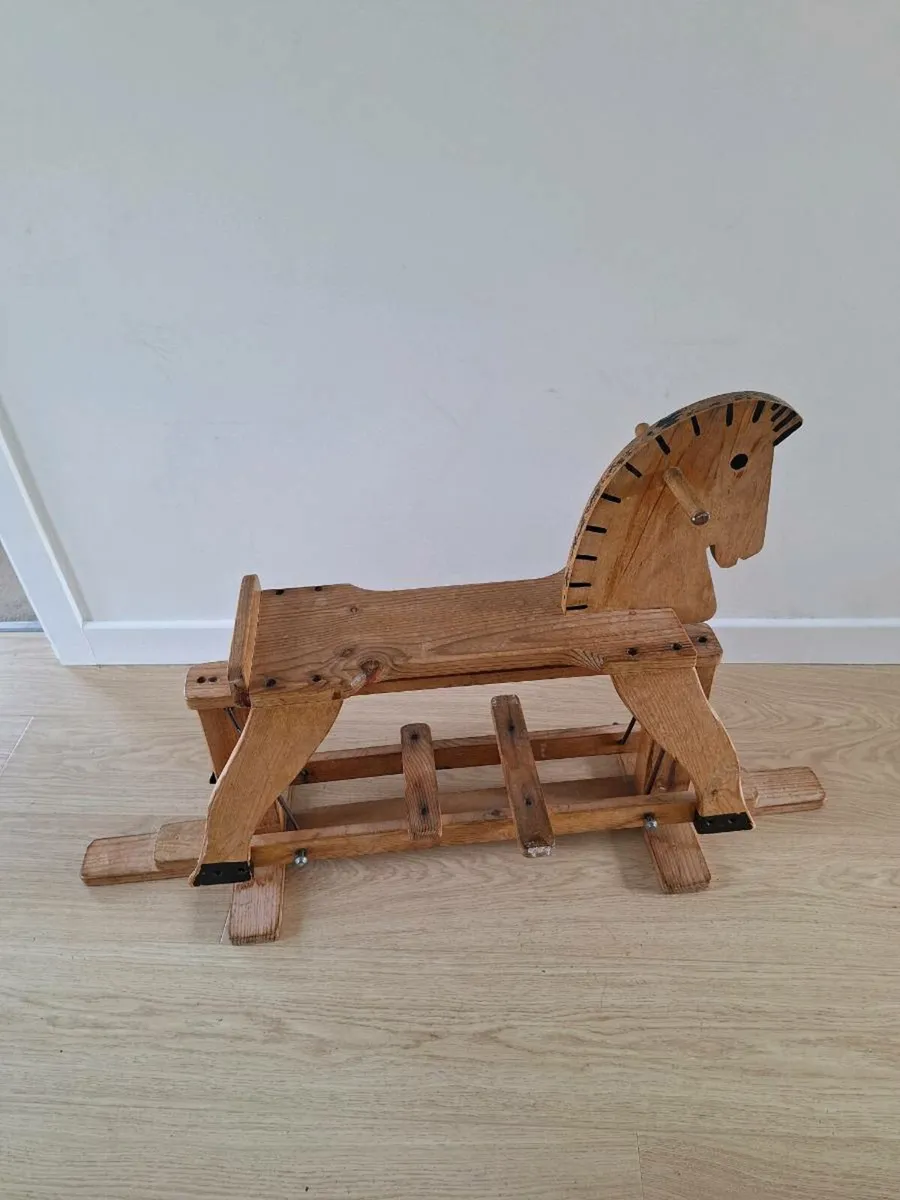 Wooden Rocking Horse - Image 1