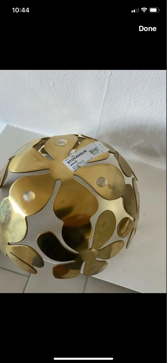 Vintage Brass Fruit Bowl - Image 3