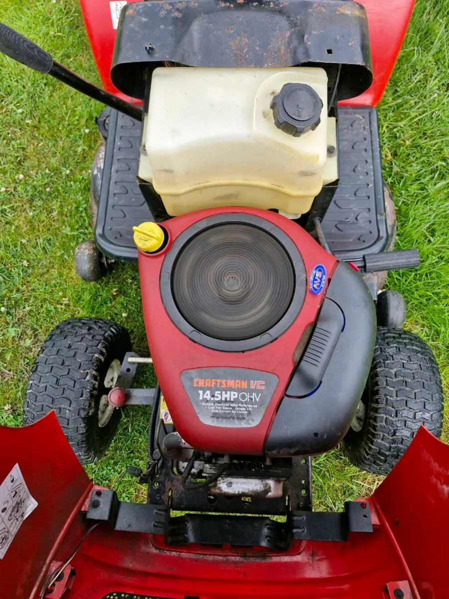 Craftsman ride on mower Delivery available - Image 3