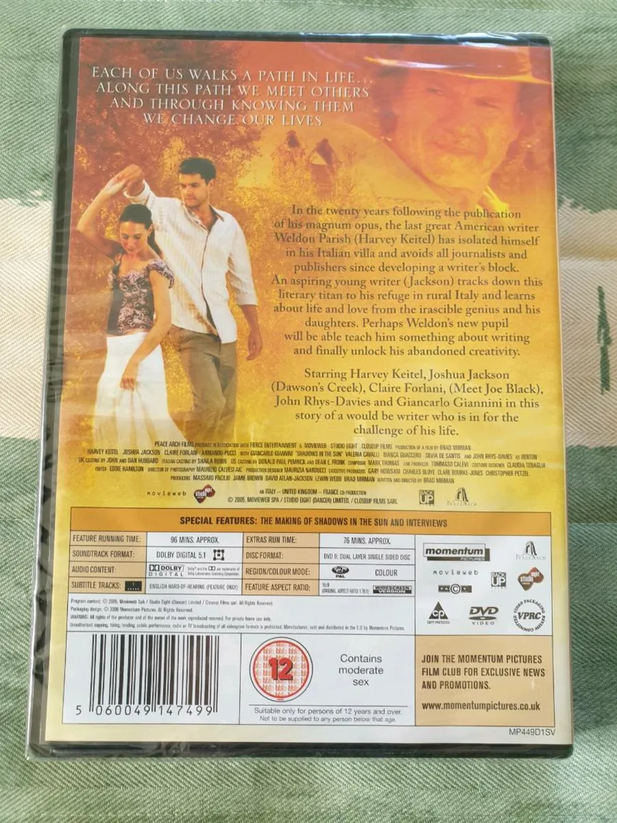 Shadows in the Sun DVD Joshua Jackson 2005 - Image 2