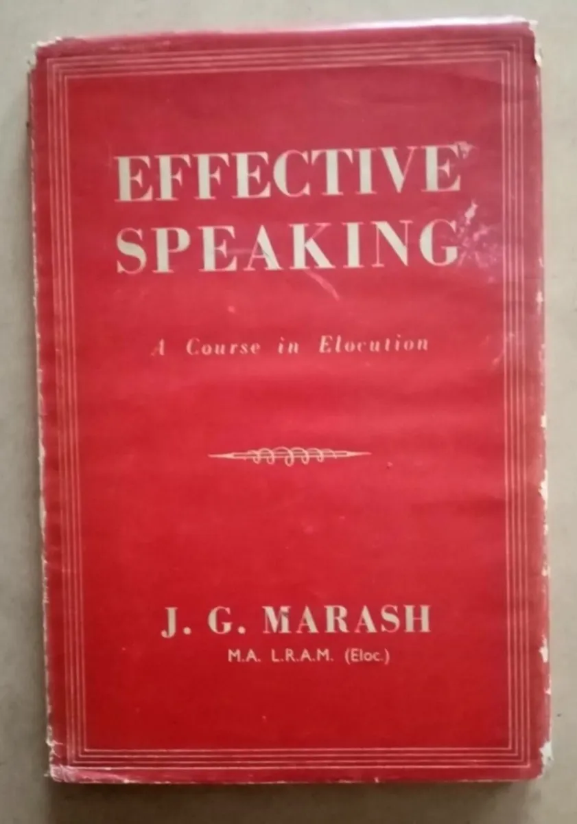 A Course in Elocution Vintage Book