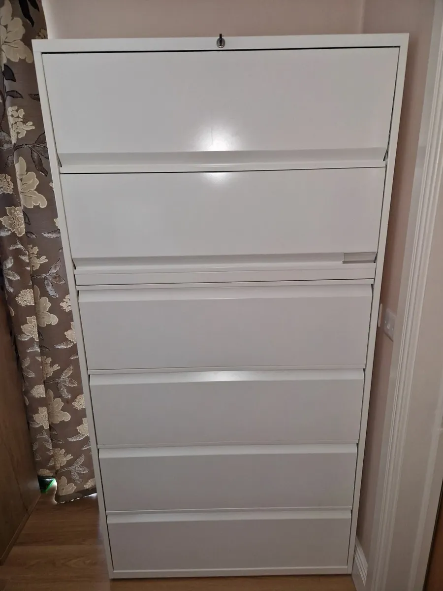 Premium 6 Tier Storage Press Filing Cabinet Bisley - Image 1