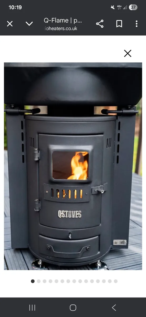 Wood Pellet Patio Heater - Image 3