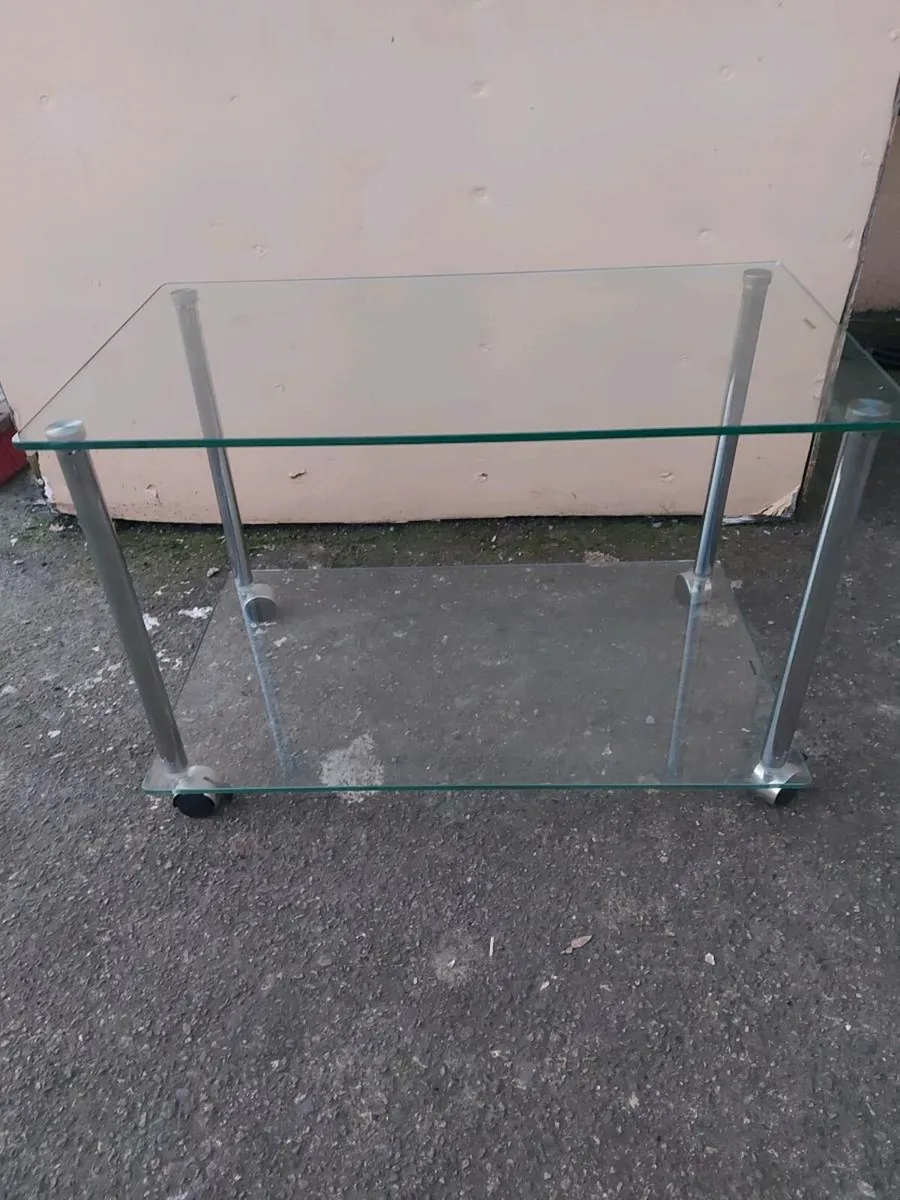 Small glass trolley
