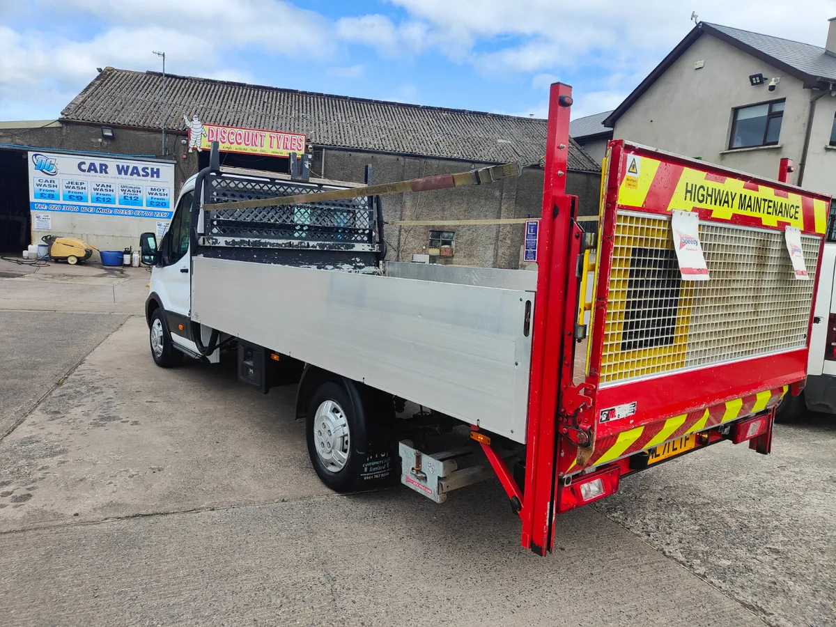2021 TRANSIT 130 350 14FT DROPSIDE WITH TAILLIFT - Image 4