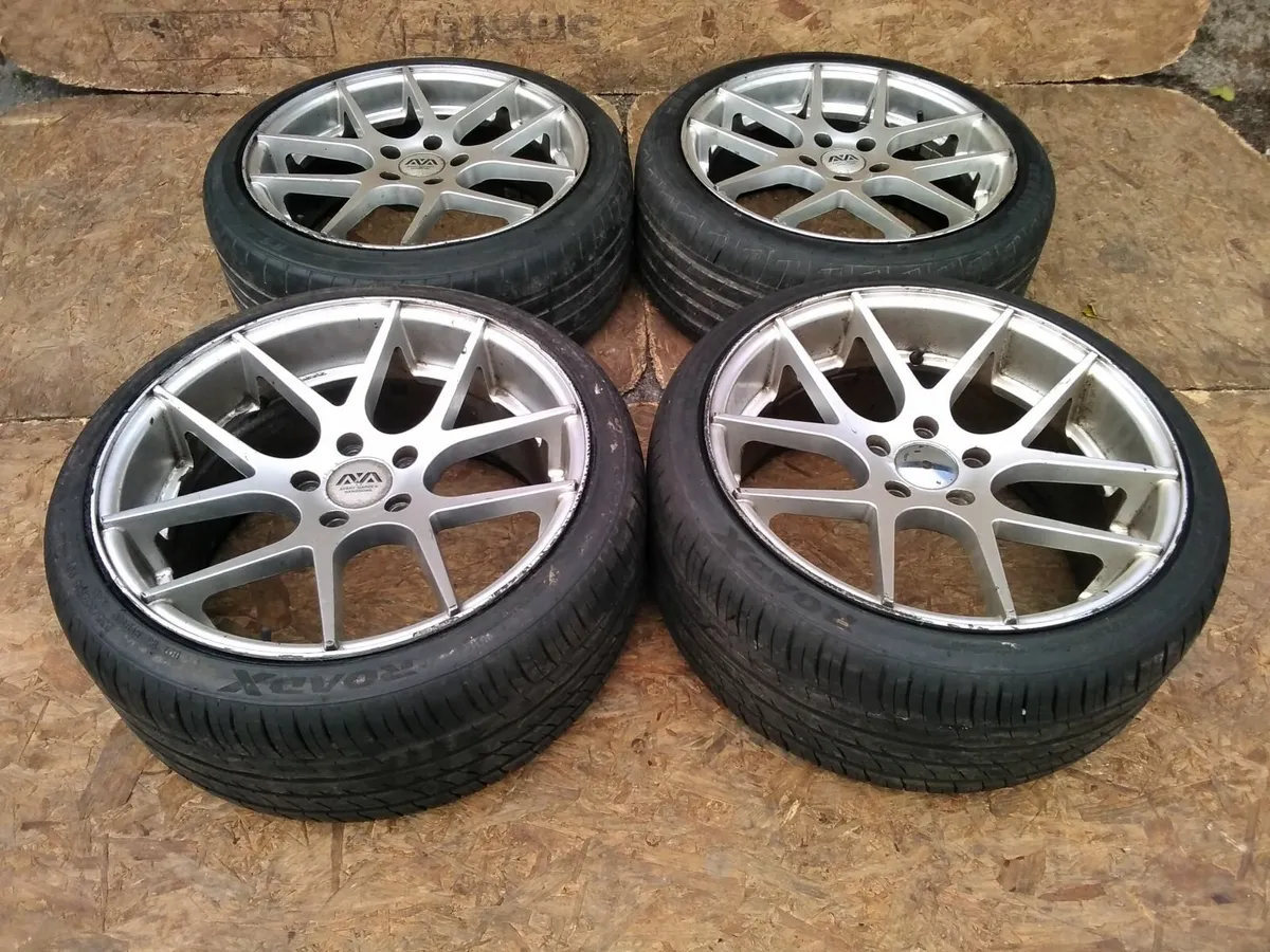 18" AVA Memphis alloys 5x112 -- VW/Audi - Image 1