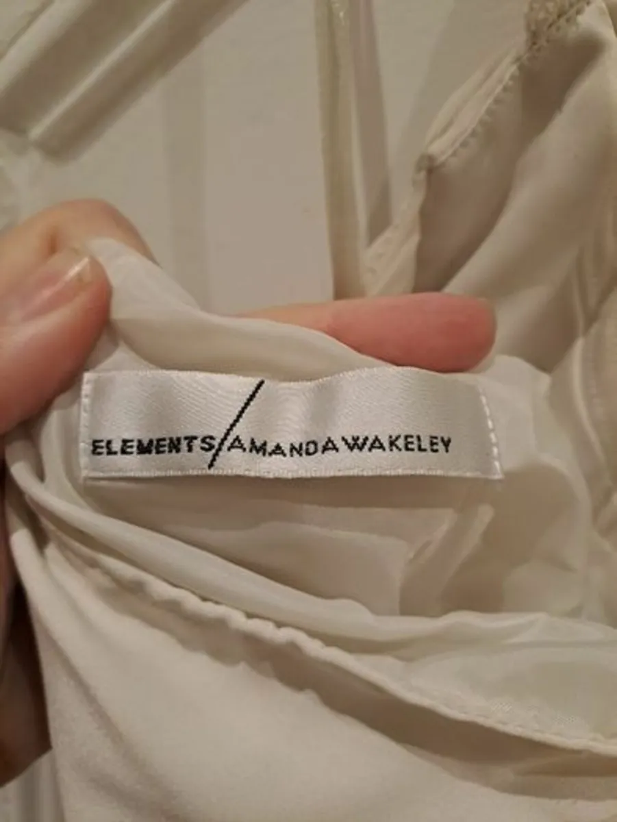 Ivory Amanda Wakeley dress size 14 - Image 2
