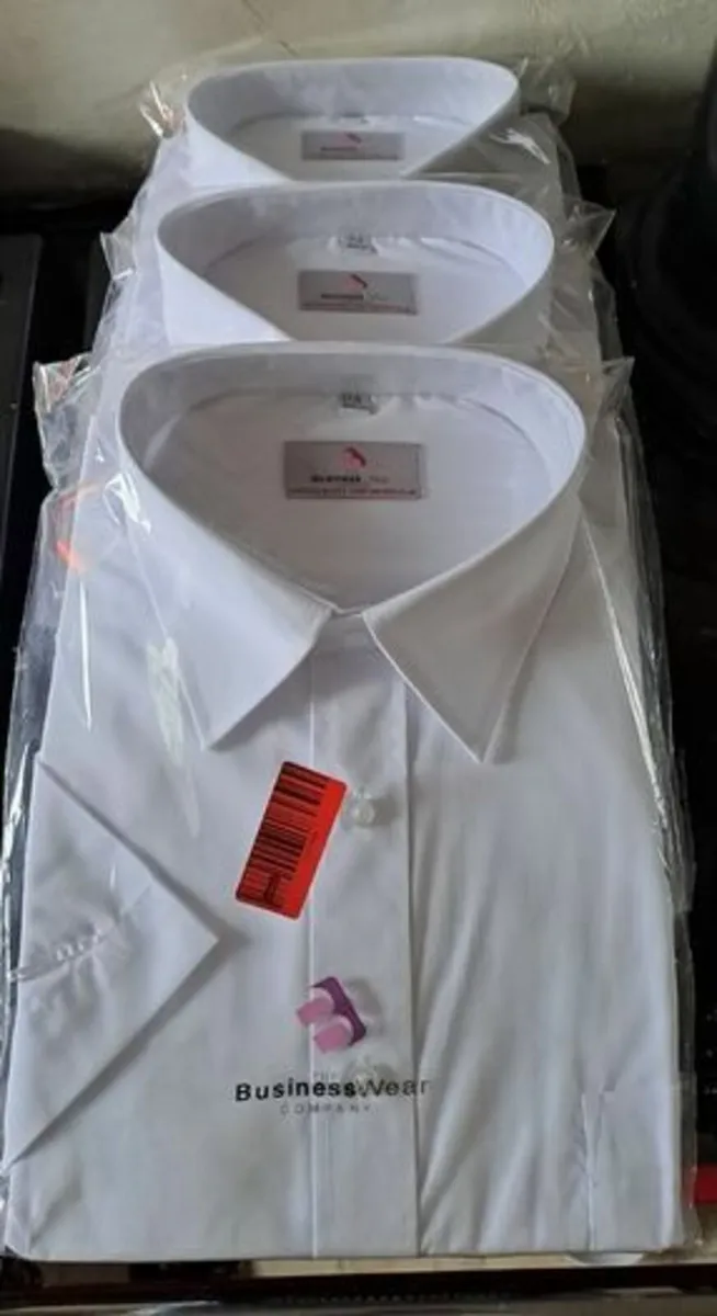 Men's shirt white 17.5 - Image 1