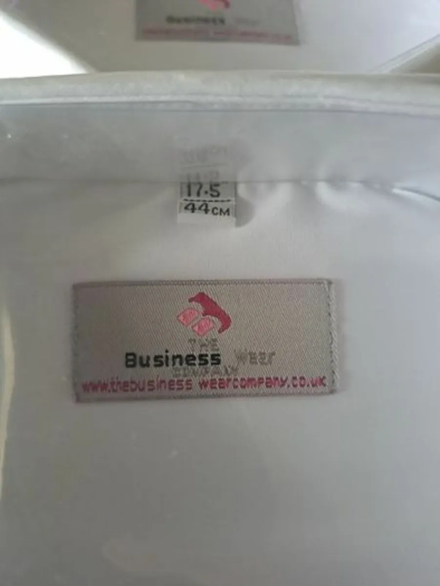 Men's shirt white 17.5 - Image 2