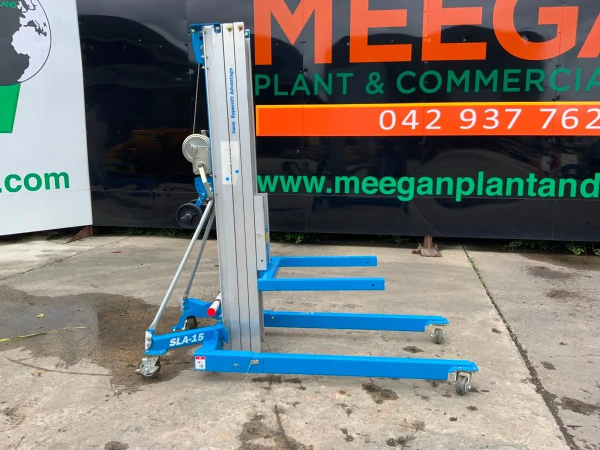 2023 GENIE SLA-15 MANUAL MATERIAL HOIST....5371. - Image 2