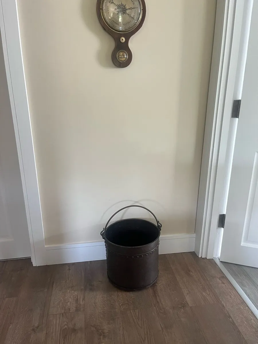Antique French Copper Log Bucket - Image 4