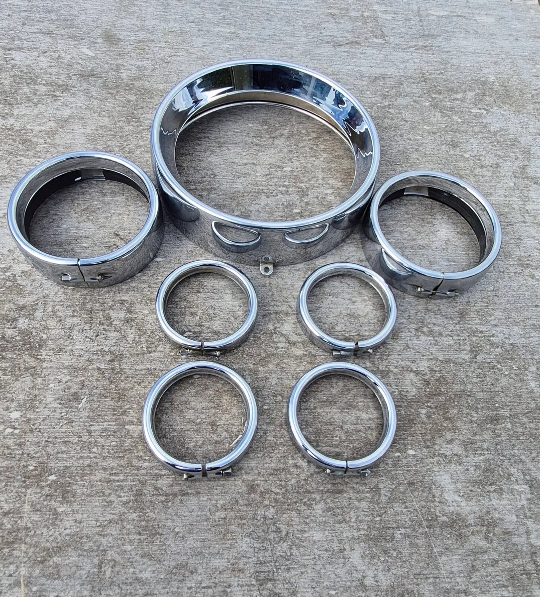 Softail chrome lights trim - Image 1