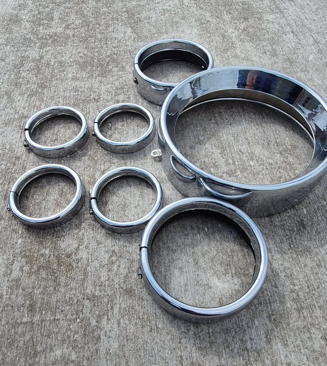 Softail chrome lights trim - Image 2