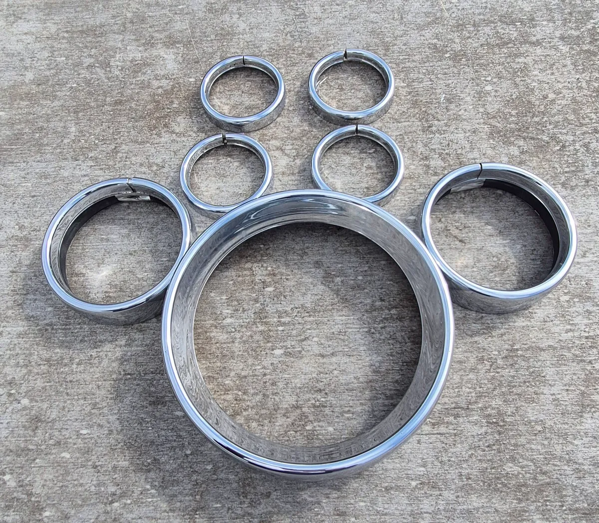 Softail chrome lights trim - Image 3