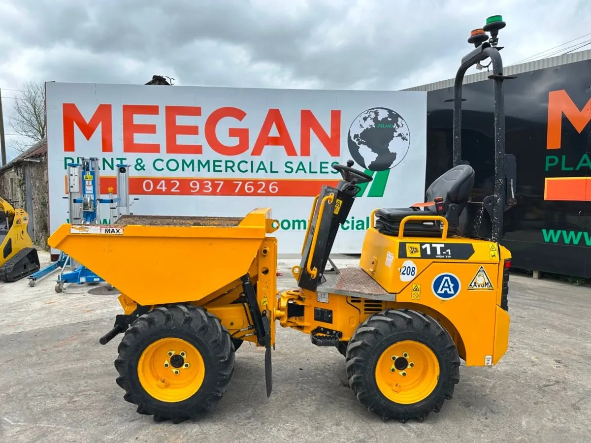 2019 JCB 1 TON HIGH TIP DUMPER ....734 HOURS. - Image 1