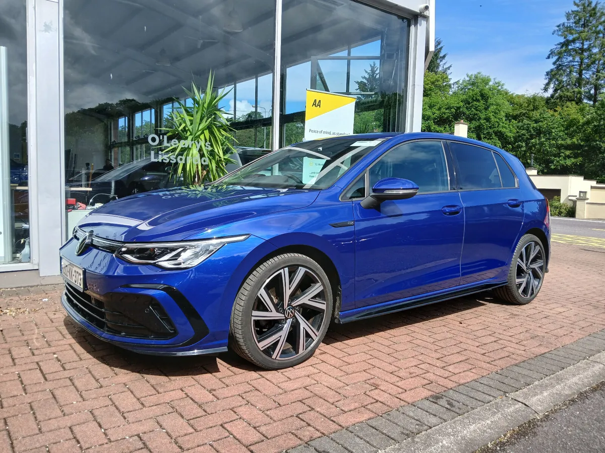 2022 Golf 1.5 R-line in Lapiz Blue. - Image 2
