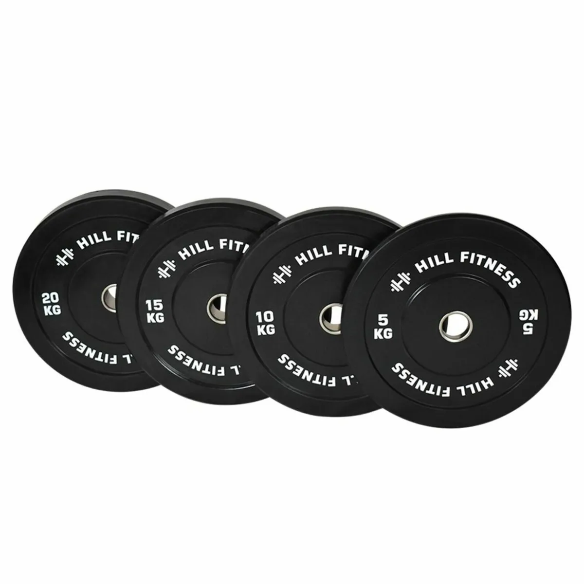 120kg: Bumper Plate & Barbell Bundle - Weights Gym - Image 3