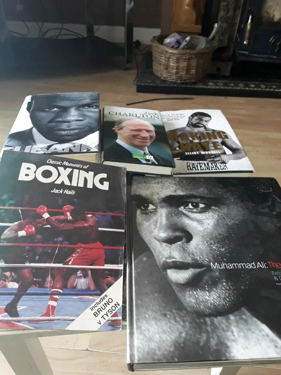 Boxing books  and Jack Charlton' all new - Image 1