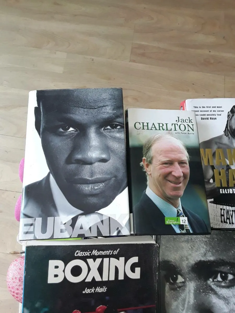 Boxing books  and Jack Charlton' all new - Image 2