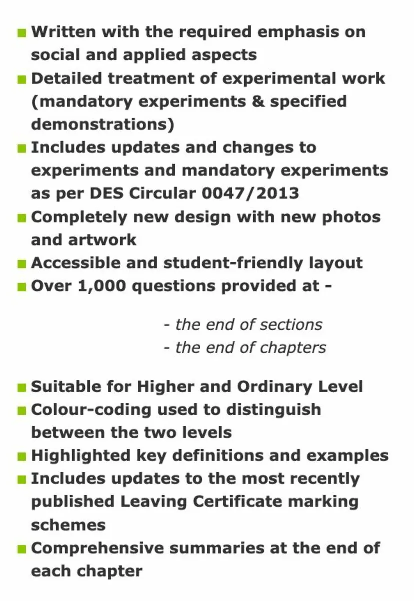 Leaving Cert Understanding Chemistry HL Textbook - Image 2