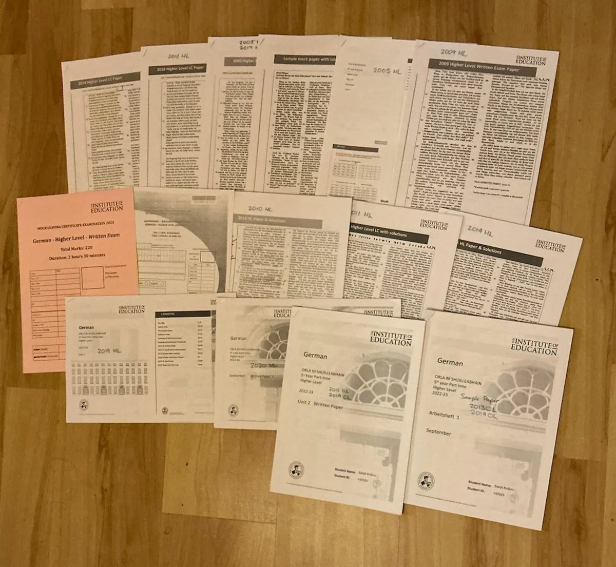 Leaving Cert German Institute of Education Notes