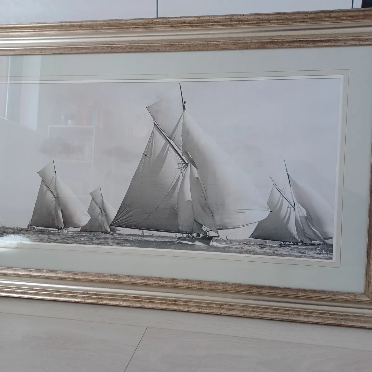 Large framed picture - Image 1