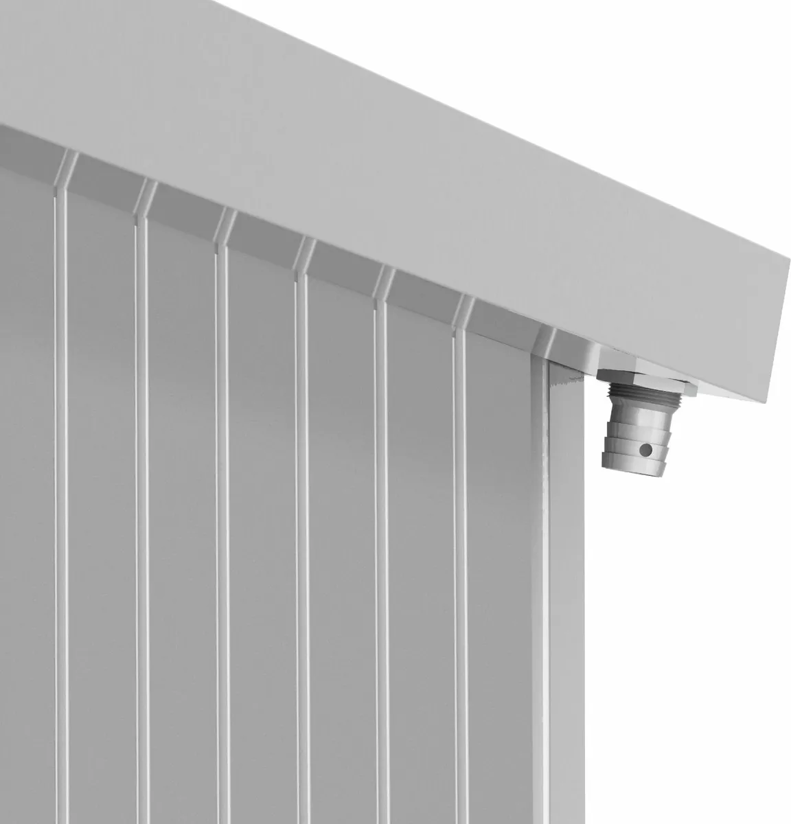 Palladium 8×6 Premium Steel Shed Silver or Anthrac - Image 3