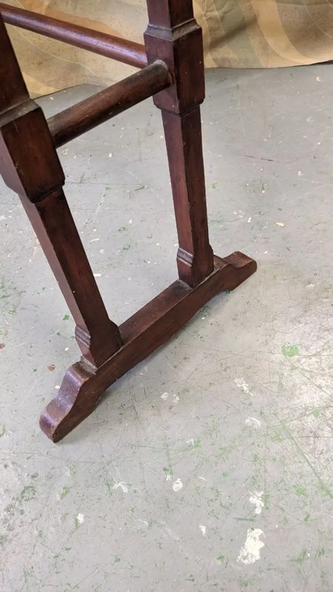 Vintage Mahogany Towel Rail - Image 4