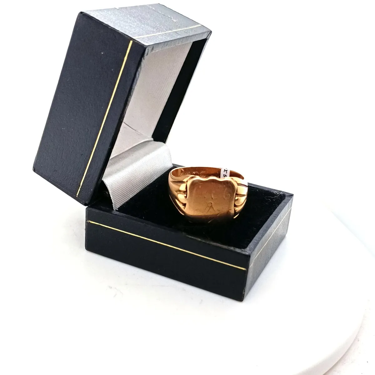 18k Yellow Gold Antique Masonic Ring - Image 3