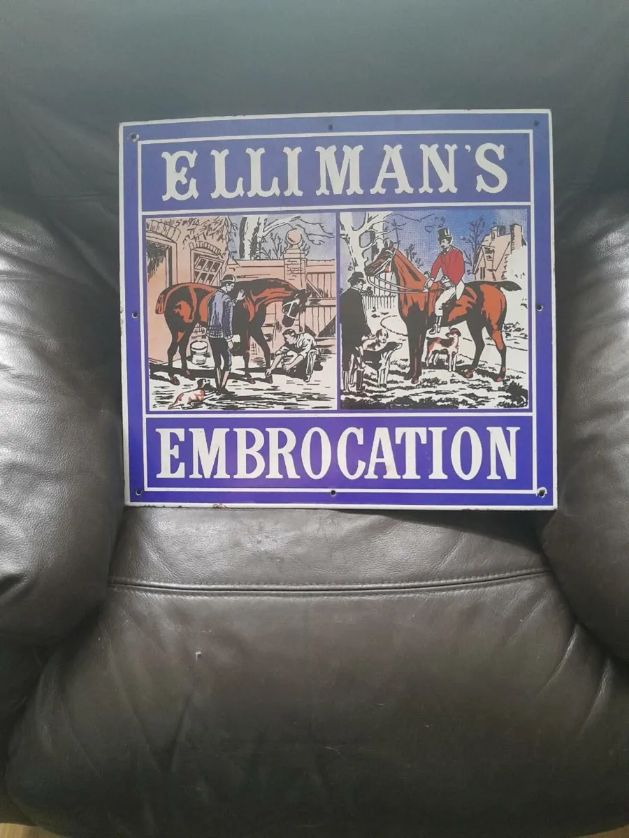Vintage enamel sign - Image 2